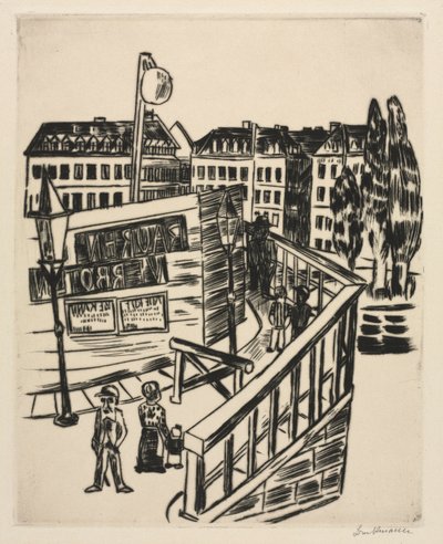 Ponte di legno da Max Beckmann