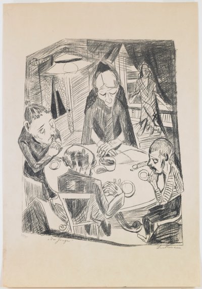 Tavola 5: Fame da Max Beckmann