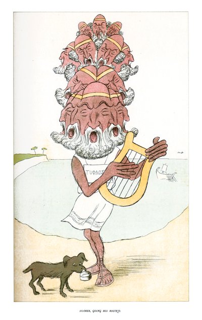 Omero, facendo il suo giro, 1904 da Henry Maximilian Beerbohm