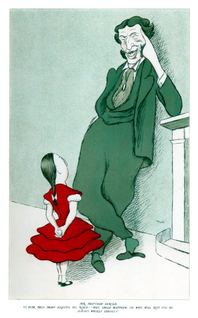 Matthew Arnold 1822-1888 e sua nipote, 1904 da Henry Maximilian Beerbohm