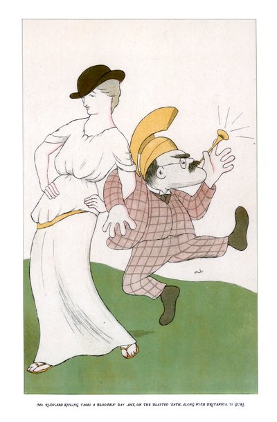 Mr Rudyard Kipling si prende una giornata di riposo da Henry Maximilian Beerbohm