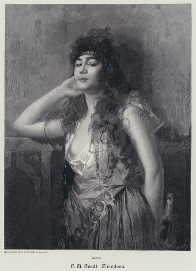 Teodora (incisione) da Max Ferdinand Bredt