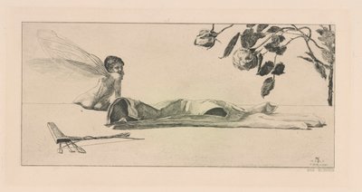 Amore (Cupido), dalla serie Ein Handschuh (Un guanto) da Max Klinger