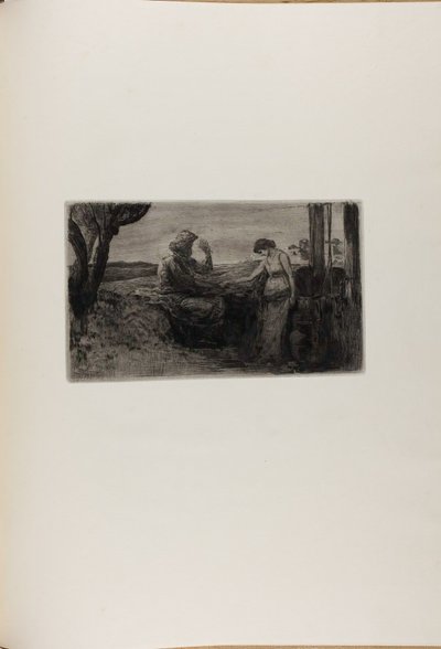 Cristo e la Samaritana, da Una Vita da Max Klinger