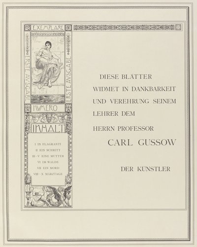 Dedica da Max Klinger