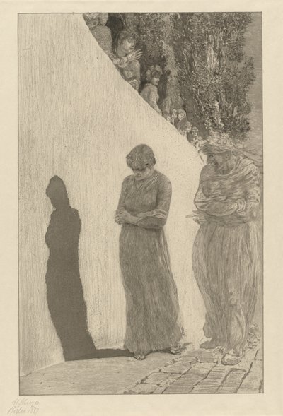 Disgrace Schande: pl. 9 da Max Klinger