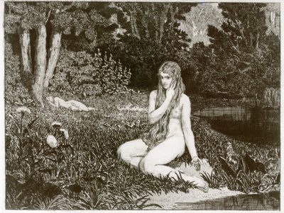 Eva e il futuro (Opus III), foglio 1: Eva da Max Klinger