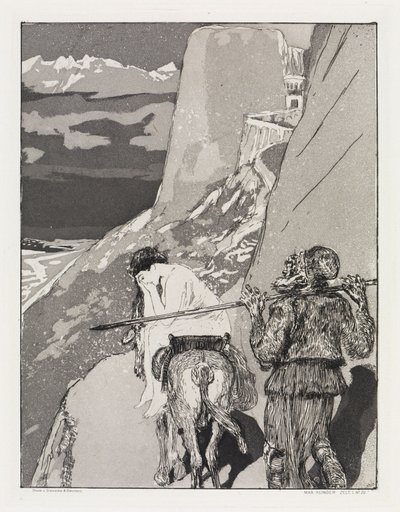 Prigioniero (Tenda, Opus XIV, parte 1, n. 22) da Max Klinger
