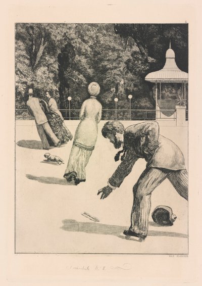 Azione, dalla serie Un Guanto da Max Klinger