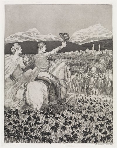 Nella propria terra (Tenda, opus XIV, parte 2, n. 43) da Max Klinger