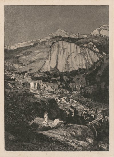 Intermezzo: Notte al chiaro di luna Opus IV, 5, 1881 da Max Klinger