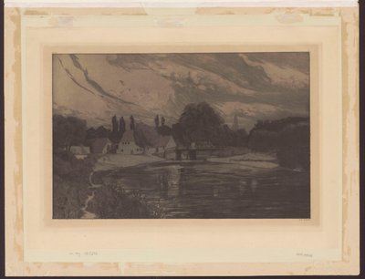 Notte al chiaro di luna, tavola 3 op. VII da Max Klinger