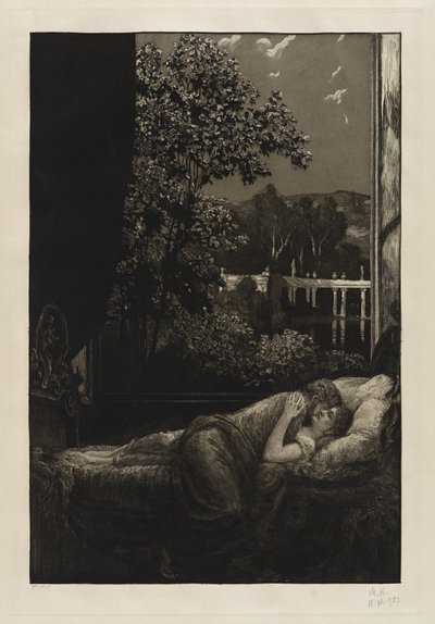 Notte (Felicità) da Max Klinger