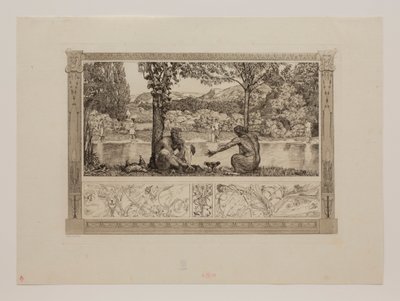 Narciso ed Eco I da Max Klinger