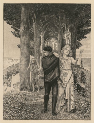 Sulla morte Parte Due, Opus XIII Stampa 4: Genio Artista, 1903 da Max Klinger