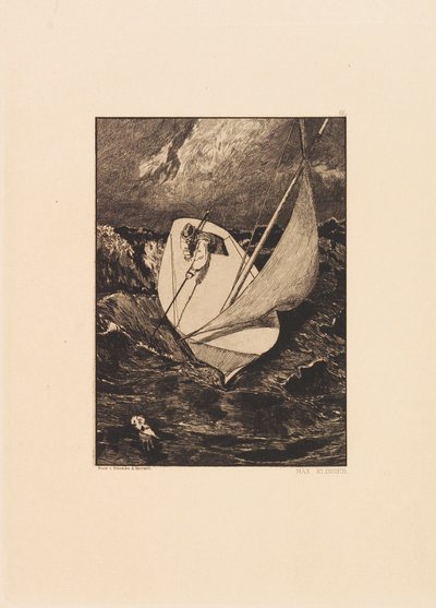Opus VI, da Parafrasi sul ritrovamento di un guanto, 1881 da Max Klinger