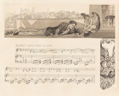Opus XII, Fantasia di Brahms, 1894 da Max Klinger