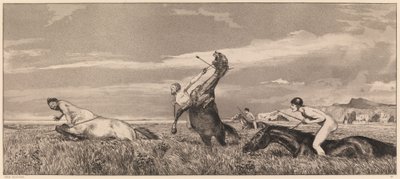 Centauro inseguito da Max Klinger