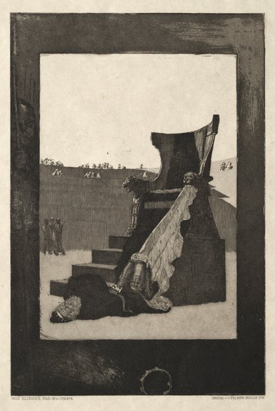 Vom Tode I, (Opus II, 1889) No. 6 da Max Klinger