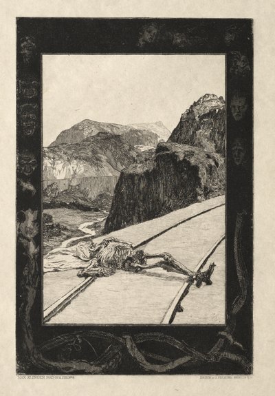 Vom Tode I, (Opus II, 1889) No. 8 da Max Klinger