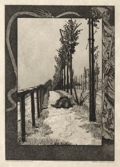Vom Tode I, Opus II, 1889 No. 4 da Max Klinger