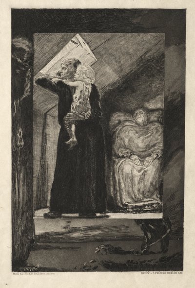 Vom Tode I, Opus II, 1889 No. 9 da Max Klinger