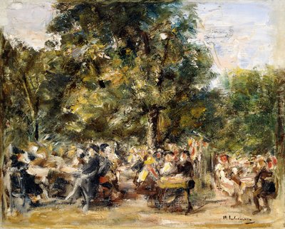 Un ristorante giardino sul fiume Havel da Max Liebermann