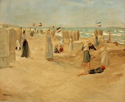 Sulla spiaggia di Noordwijk da Max Liebermann