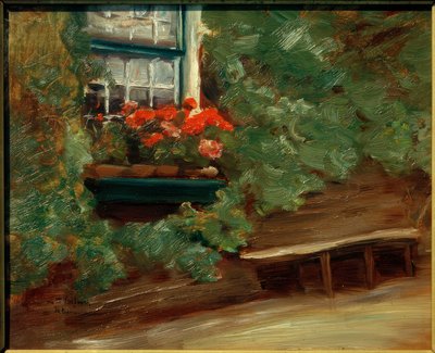 Vista di una fattoria olandese da Max Liebermann