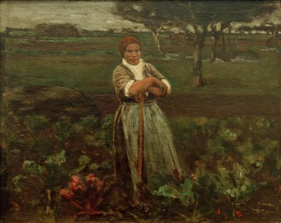 Lavoratrice nel campo di barbabietole da Max Liebermann