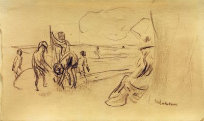 Ragazzi che fanno il bagno da Max Liebermann