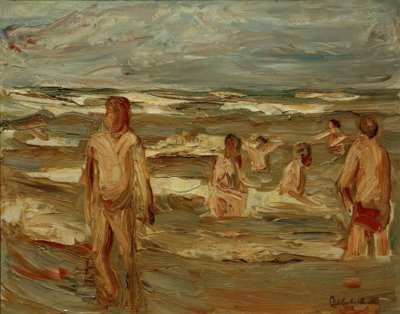 Ragazzi che fanno il bagno da Max Liebermann