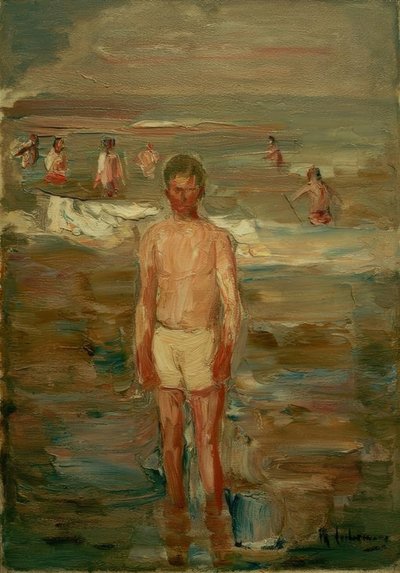 Ragazzo che fa il bagno da Max Liebermann