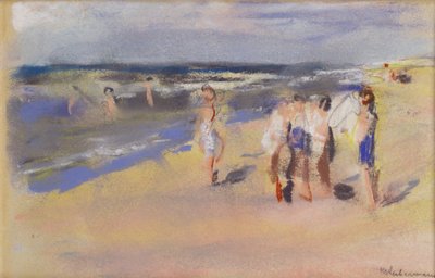 Spiaggia, c.1910 da Max Liebermann