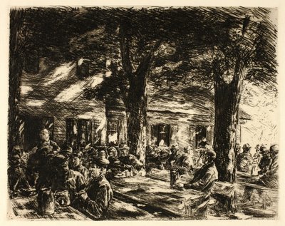 Birreria a Rosenheim da Max Liebermann