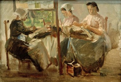 Merlettaie brabantine da Max Liebermann