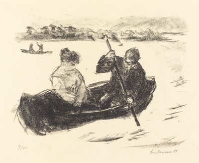 Canoa, 1919 da Max Liebermann