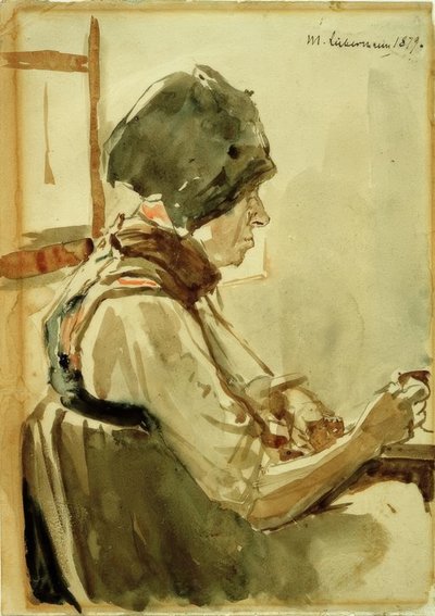 Donna di Dachau da Max Liebermann