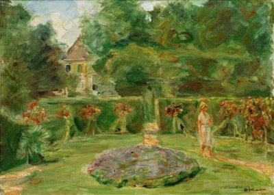 Il rondò nel giardino di siepi da Max Liebermann