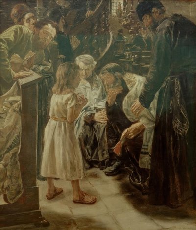 Il dodicenne Gesù nel tempio da Max Liebermann