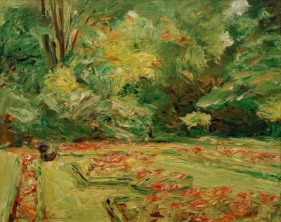 La terrazza dei fiori nel giardino di Wannsee verso nord da Max Liebermann