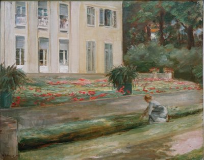 La terrazza dei fiori nel giardino di Wannsee verso nord-ovest da Max Liebermann
