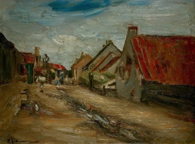 Strada di villaggio in Olanda da Max Liebermann