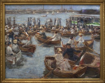 Sera al Fahrhaus a Uhlenhorster (sobborghi di Amburgo) da Max Liebermann