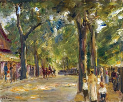 Figure sulla Grosse Seestrasse a Wannsee da Max Liebermann