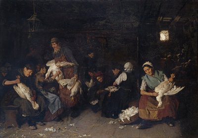 Raccoglitrici di oche da Max Liebermann