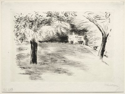 Giardino a Wannsee, Germania da Max Liebermann