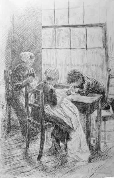 Interno olandese da Max Liebermann