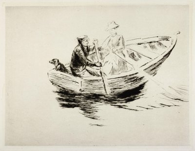 Nella barca da Max Liebermann