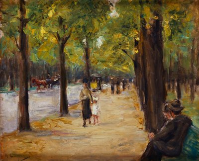 Nel Tiergarten, Berlino da Max Liebermann